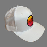 White sunset hat